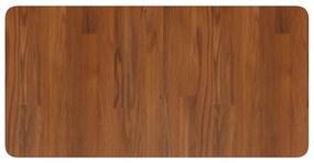 Bancada p/ WC 80x40x1,5 cm madeira tratada castanho-escuro