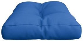 Almofadão para sofá de paletes 80x40x12 cm tecido azul real