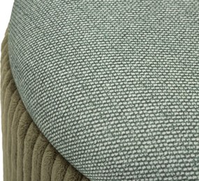 PUFE COM ARMAZENAMENTO BOLZANO 2 PEÇAS Ø 38X38-32X28 CM VERDE