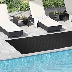 vidaXL Tapete de borracha antiderrapante nervuras largas 1,5x4 m 3 mm