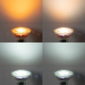 Set van 5 Smart GU10 50mm LED lampen helder 4.8W 400 lm 1800-6500K