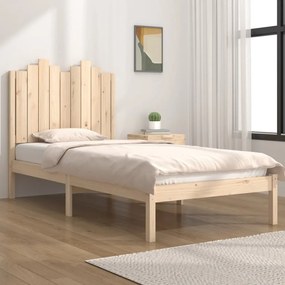 vidaXL Estrutura de cama 90 x 200 cm pinho maciço