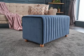 Pouffe Mabel – Azul – 80x40x40 cm