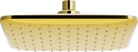 Mexen D-62 chuveiro 20x20 cm, dourado - 79762-50