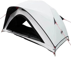 Tenda de campismo p/ 1 pessoa tecido opaco impermeável branco