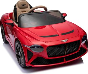Carro elétrico para crianças Bentley Bacalar 12V, portas que se abrem para cima, controlo remoto 2,4 GHz, luzes LED, entrada USB/AUX, suspensão, bater