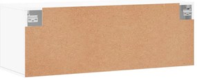Armário parede 100x36,5x35 cm derivados de madeira branco