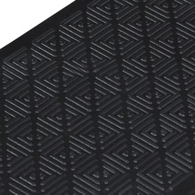 Tapetes para degraus de escada 10 pcs 25x75 cm borracha