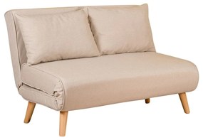 Sofá-Cama 2 Lugares Folde – Creme – 120 x 79 x 80 cm