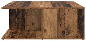 Mesa de centro com gaveta com armazenamento Madeira antiga 80 x 80 x 3
