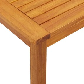 Mesa de Café vidaXL 75x40x38 cm Madeira de Acácia Sólida