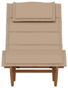 Espreguiçadeiras de Balanço com Almofadas 2 pcs Madeira Sólida de Acác