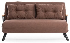 Sofá-Cama 2 Lugares Sando – Castanho Claro – 175 cm x 133 cm