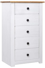 Aparador 46x40x89 cm pinho Panama branco