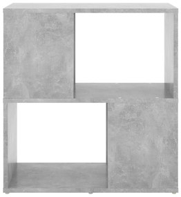 Estante 60x24x63 cm contraplacado cinzento-cimento