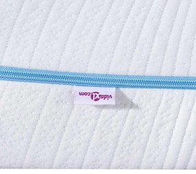 Colchões Branco 140 x 190 cm Tecido jacquard 100% poliéster