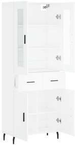 Armário alto 69,5x34x180 cm derivados de madeira branco