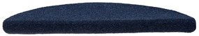Tapetes escada autoadesivos 15pcs 56x17x3cm azul-marinho