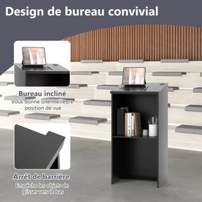 Cadeira de escritório sem braços em couro sintético com encosto largo e assento - bege