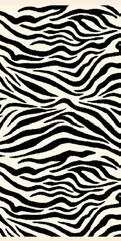 Jogo de toalhas de banho 3 peças 100% algodão 500gr./m2 -  Lasa Home: Zebra Total
