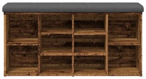 Banco sapateira 102x32x50 cm derivados de madeira madeira velha