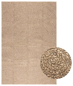 vidaXL Tapete ZIZUR 140x200 cm aspeto de juta interior e exterior