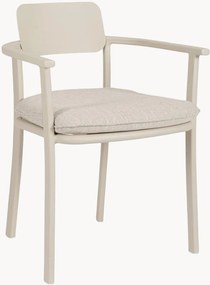 Cadeiras de jantar empilháveis para jardim com braços Makena, conjunto de 4