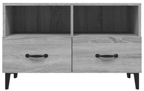 Móvel de TV 80x36x50 cm derivados de madeira cinzento sonoma
