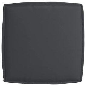 Almofada de Palete para Assento Preto 60x60x12 cm Tecido Oxford