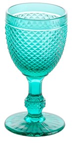 Copo com Pé Azul 7.5X14.7CM
