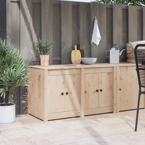 vidaXL Armário de Cozinha Externo 106x55x64 cm Madeira Sólida de Pinho