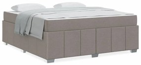 Estrutura da Cama Cinzento-acastanhado 180 x 200 cm tecido