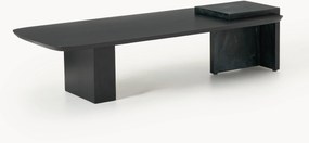 Mesa de centro em madeira de carvalho e mármore Naida