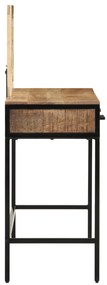 Mesa de Toucador 100x40x75/120 cm Madeira Sólida de Manga Rugosa