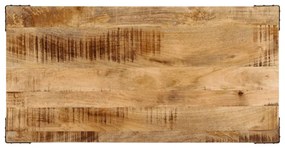 Mesa de jantar 110x55x75 cm madeira de mangueira maciça