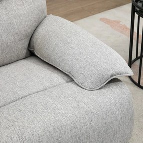 Poltrona Relax Dayla Reclinável em Tecido Premium - Cinzento - Design