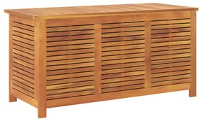 Caixa arrumação jardim c/ veneziana 113x50x56 cm acácia maciça