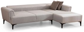 Sofá-Cama de Canto Hamlet – Ecru – 270x140 cm