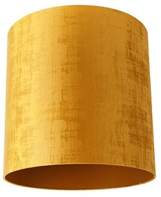 Abajur de veludo dourado 40/40/40 Clássico / Antigo