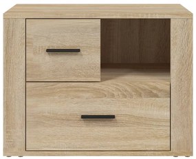 Mesa de cabeceira 60x36x45 cm derivados madeira carvalho sonoma
