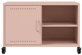 Móvel de TV 68x39x43,5 cm aço rosa