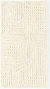 Tapete em lã artesanal com relevo Merima