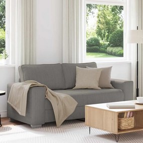 vidaXL Sofá-luvas 140 cm tecido corduroy cinzento-claro