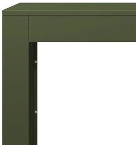 Suporte para lenha 100x40x80 cm aço verde