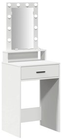 Mesa de Maquiagem vidaXL com Luzes LED Branca 50x41x140 cm