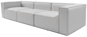 Sofá de 3 Lugares Fora – Cinzento Claro – 296 cm