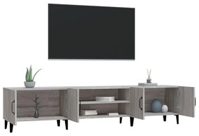 Móvel de TV 180x31,5x40 cm derivados de madeira cinza sonoma