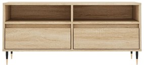 Móvel p/ TV 100x34,5x44,5 cm derivados madeira carvalho sonoma
