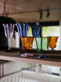 Copos de água de vidro de borosilicato artesanais Eve, 2 uni.