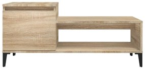 Mesa de centro 100x50x45 cm derivados madeira carvalho sonoma